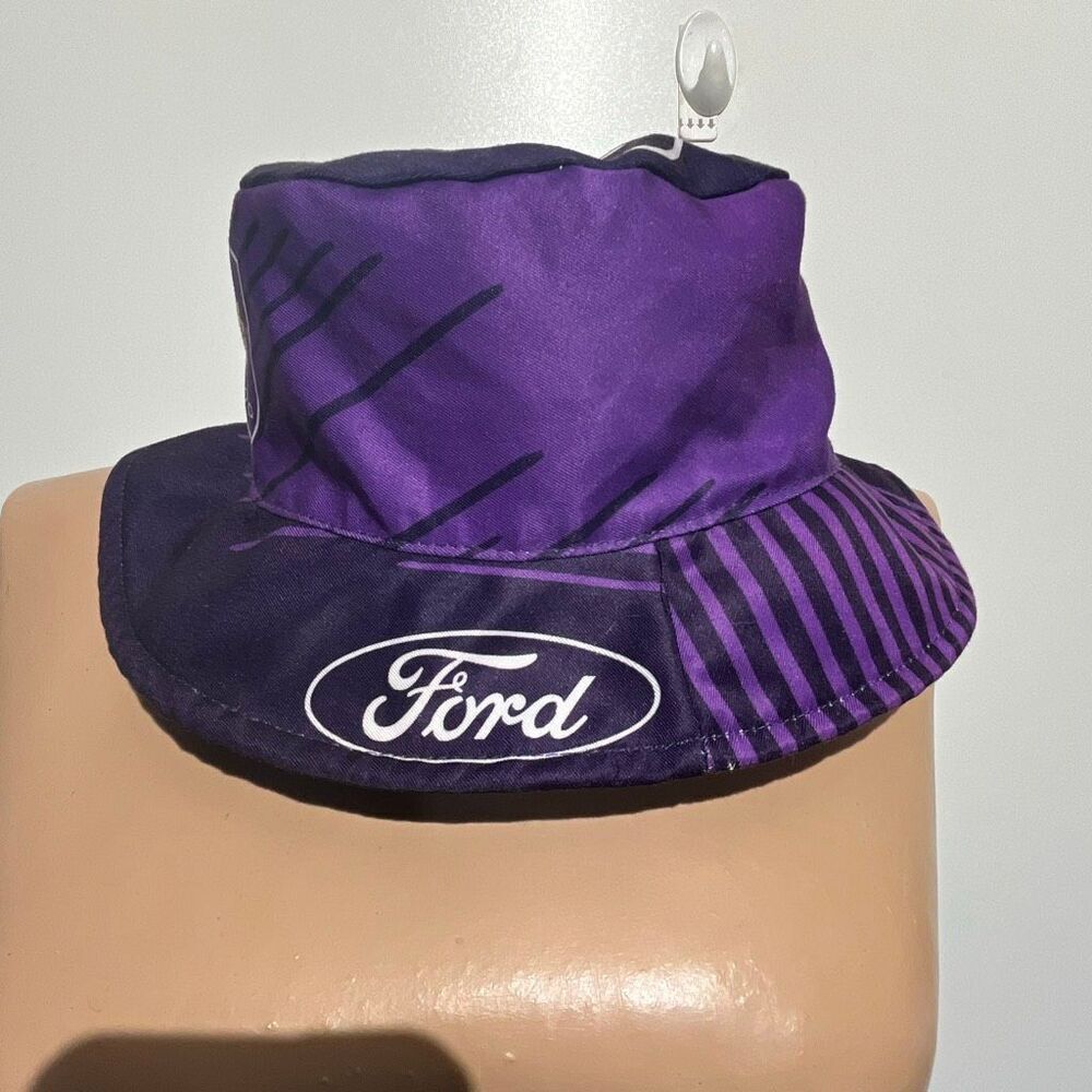 Ford Men's Purple Orlando City Soccer Club Reversible Stripe Bucket Hat One Size